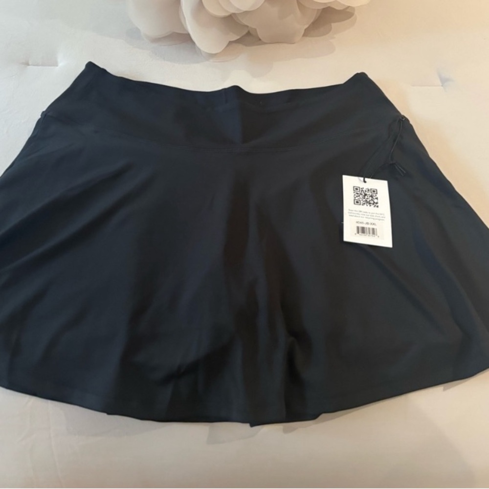 Girlfriend Collective Black Skort